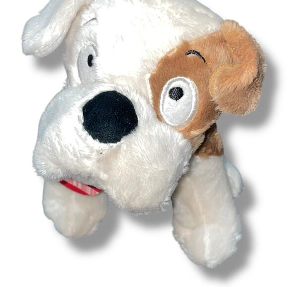 Hallmark Plush Dog Bulldog Love You Pup Stuffed Animal Nursery Decor Gift 8” - Picture 3 of 12